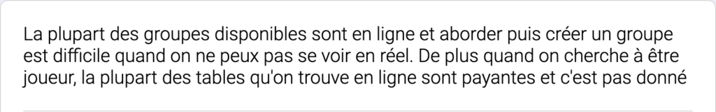 Témoignage d'un rôliste qui cherche un groupe JDR près de chez soi en présentiel