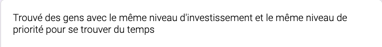 Verbatim d'un joueur cherchant un groupe JDR près de chez soi